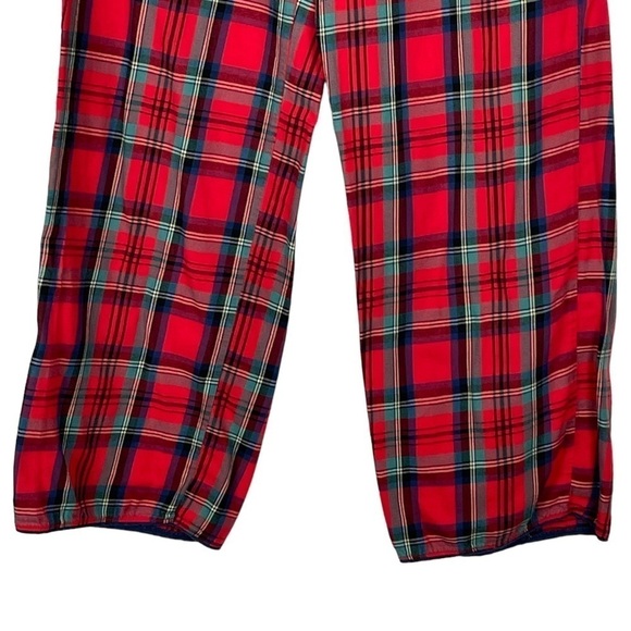VICTORIA'S SECRET PLAID HOLIDAY RED GREEN FLANNEL MATCHING PJ PAJAMA SET - Picture 11 of 15